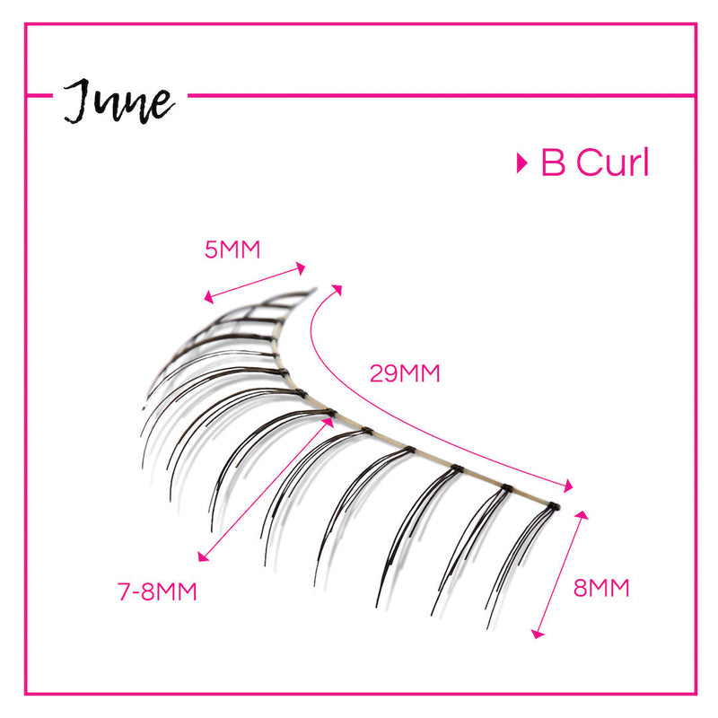 GladGirl GladGirl False Lashes Bundle - June Eyelashes