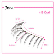 GladGirl GladGirl False Lash Kit - June Eyelashes