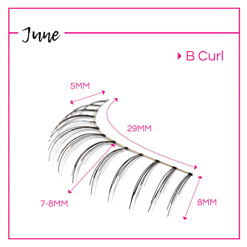 GladGirl GladGirl False Lash Kit - June Eyelashes