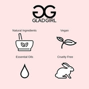 GladGirl Gentle Facial Cleansing Gel For All Skin Types Eyebrows