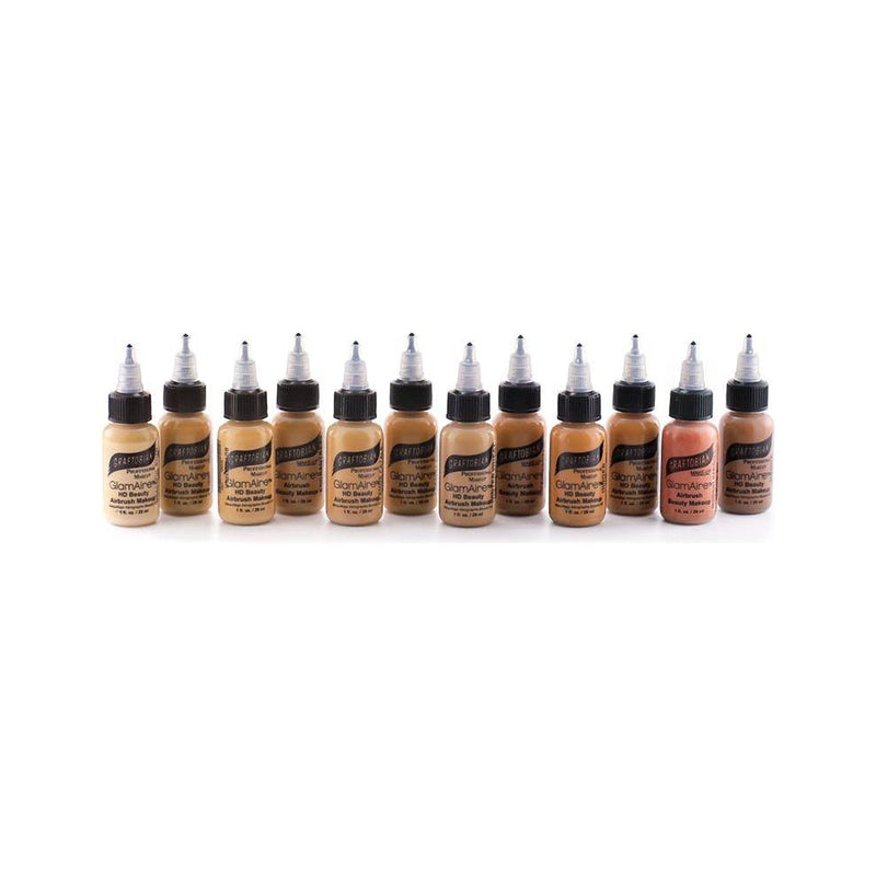 Graftobian Make-Up Company GlamAire™ 12 Color Airbrush Foundation Starter Set