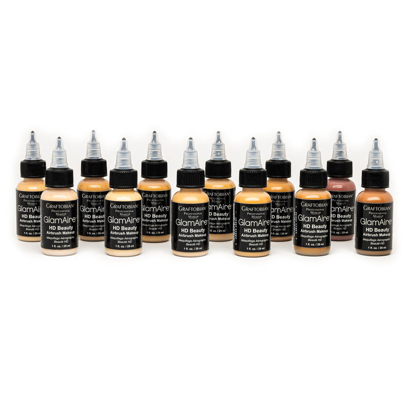 Graftobian Make-Up Company GlamAire™ 12 Color Airbrush Foundation Starter Set