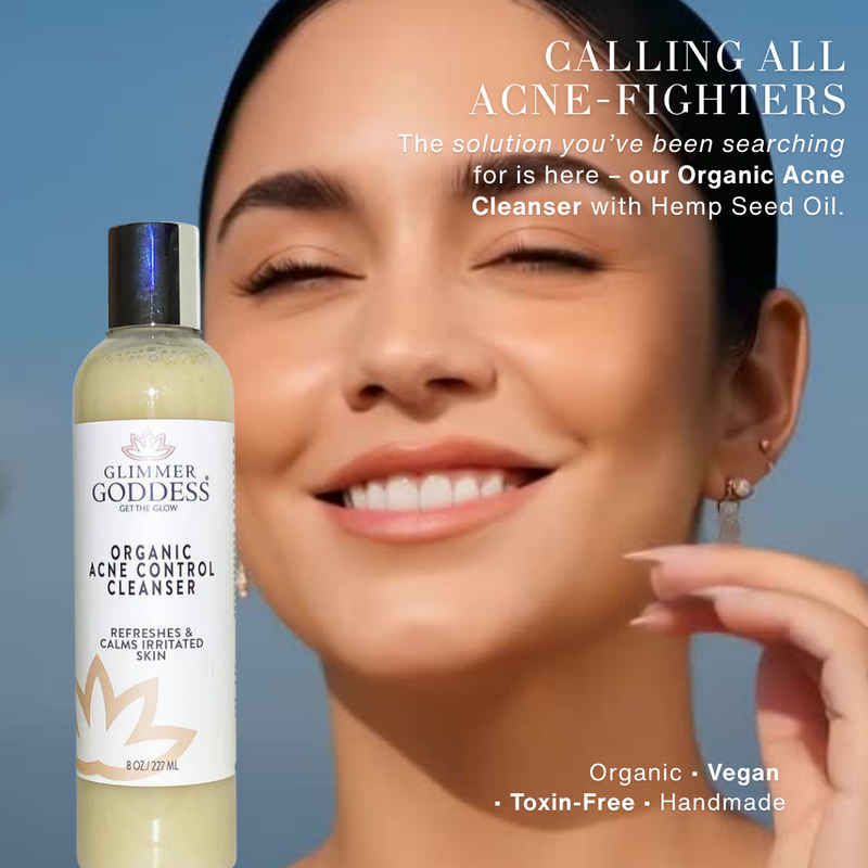 Glimmer Goddess® Organic Skin Care Organic Moisturizing Body Wash for Soft, Hydrated Skin Cleansers & Scrubs