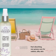 Glimmer Goddess® Organic Skin Care Organic Silky Dry Body Oil – Fast-Absorbing Formula Lotions & Creams