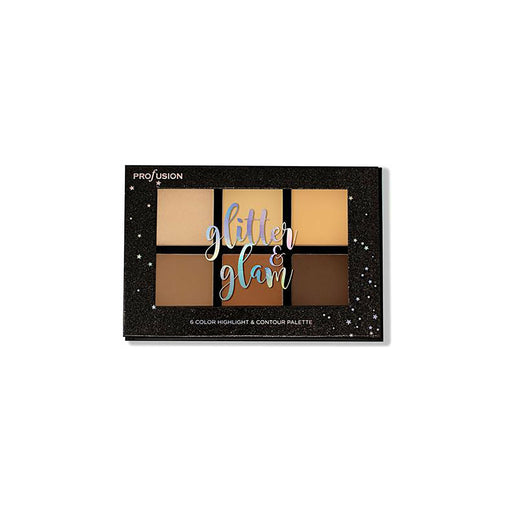 Profusion Cosmetics Glitter & Glam Contour Palette Face