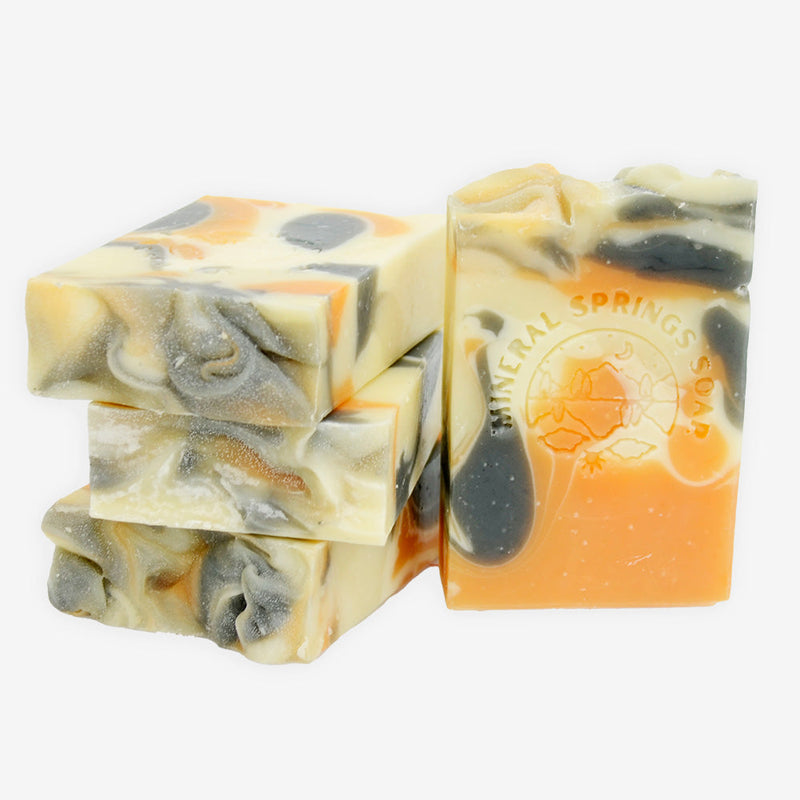 Mineral Springs Soap Glow Orange Patchouli Handcrafted Soap