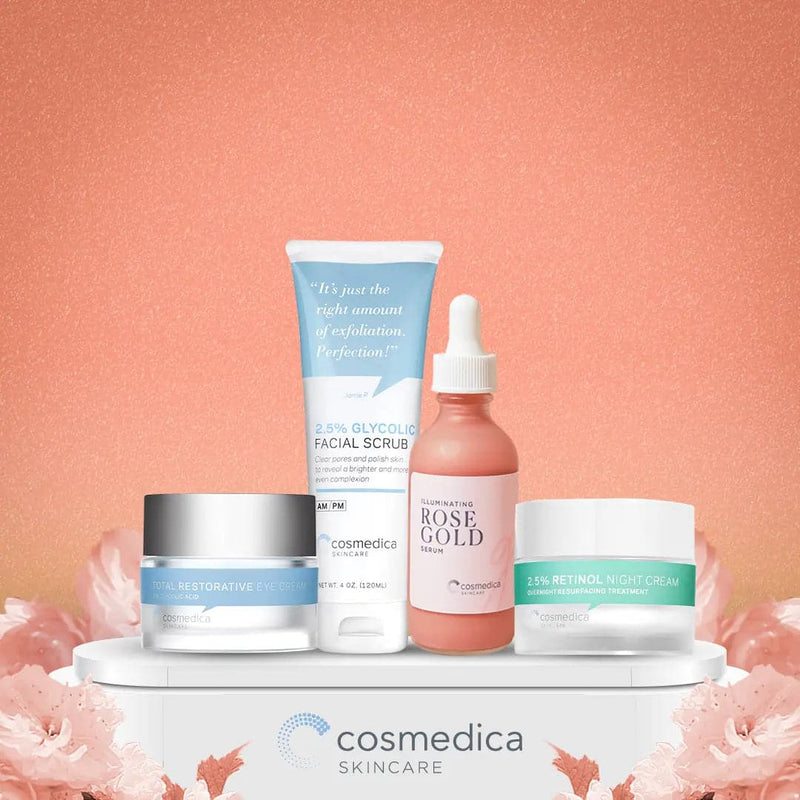 Cosmedica Skincare Glow Kit Skincare Bundle