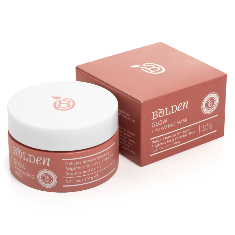 Boldenusa.com GLOW Hydrating Mask | Intense Hydration & Soothing Face Mask Facial Line