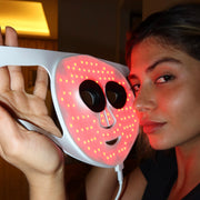 ZAQ Skin & Body Noor 2.0 Pro Light Face Mask: 1072nm Deep Infrared, Red & Blue Light (2026) Black