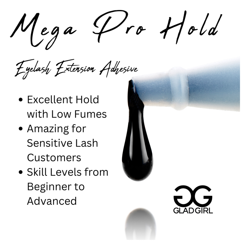 GladGirl Mega Pro Hold Eyelash Extension Adhesive Glue & Remover