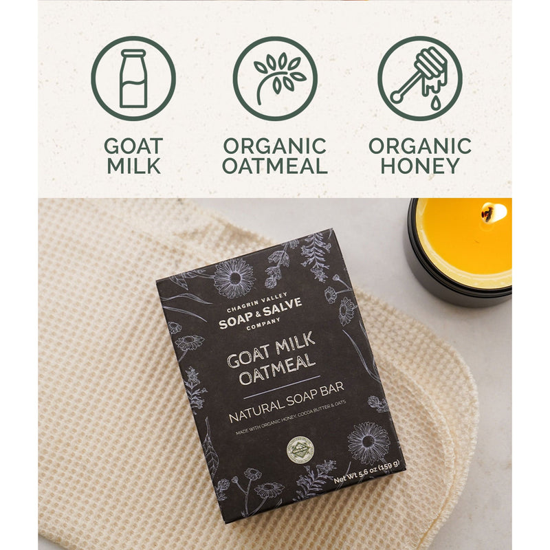 Chagrin Valley Soap & Salve Natural Soap: Goat Milk Oatmeal Soap