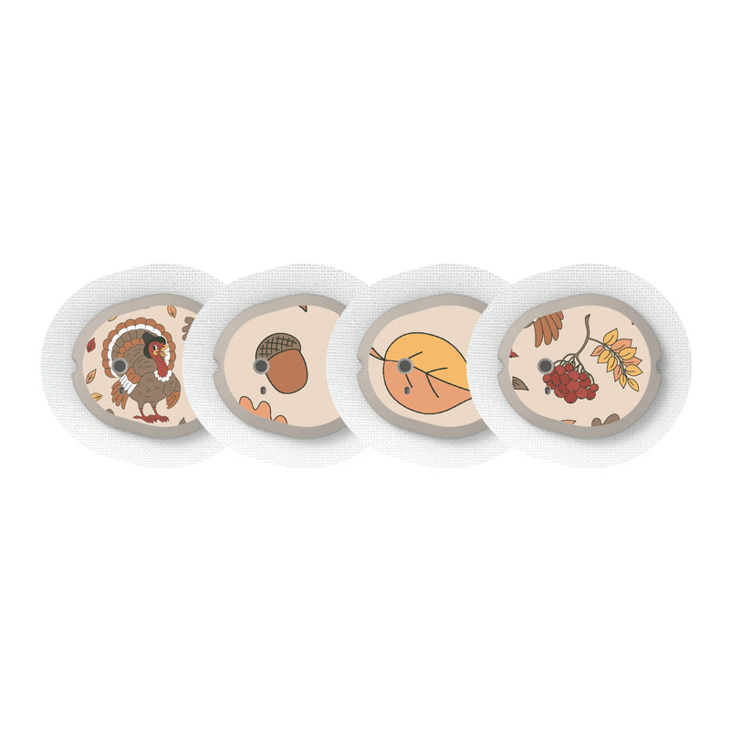 Peelz Gobble Gobble Designed for the DEXCOM G7 and Stelo Transmitter Peelz/Stickers