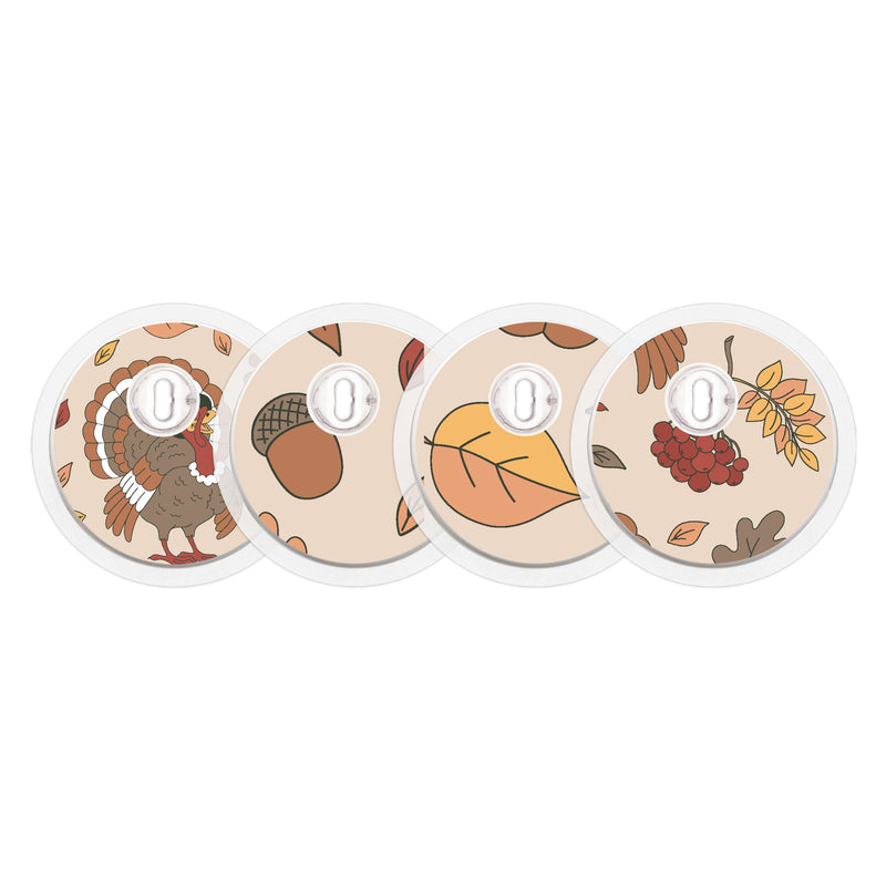 Peelz Gobble Gobble Designed for the FreeStyle Libre 3 Plus & Lingo  Sensor Peelz/Stickers