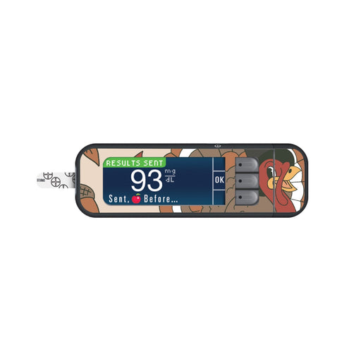 Peelz Gobble Gobble for Bayer Contour Next Glucometer Peelz/Stickers