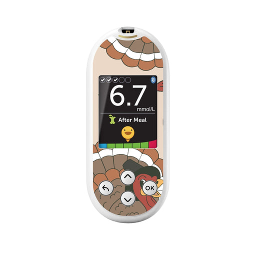 Peelz Gobble Gobble for OneTouch Verio Reflect Glucometer Peelz/Stickers