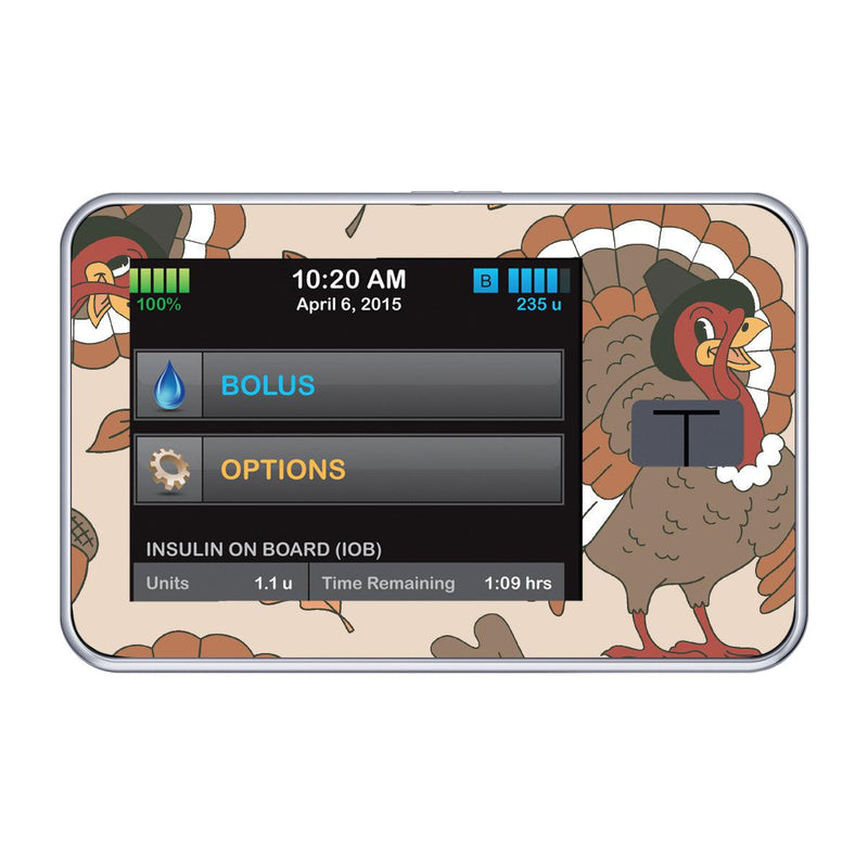 Peelz Gobble Gobble for Tandem t:slim Peelz/Stickers
