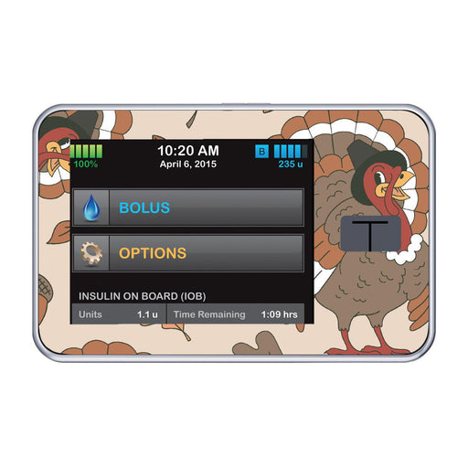 Peelz Gobble Gobble for Tandem t:slim Peelz/Stickers