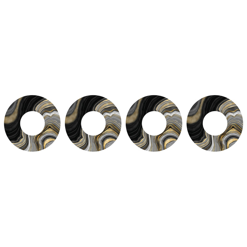 Peelz Gold Marble Patch  Tape Designed for the FreeStyle Libre 2 Patch Medical Tape