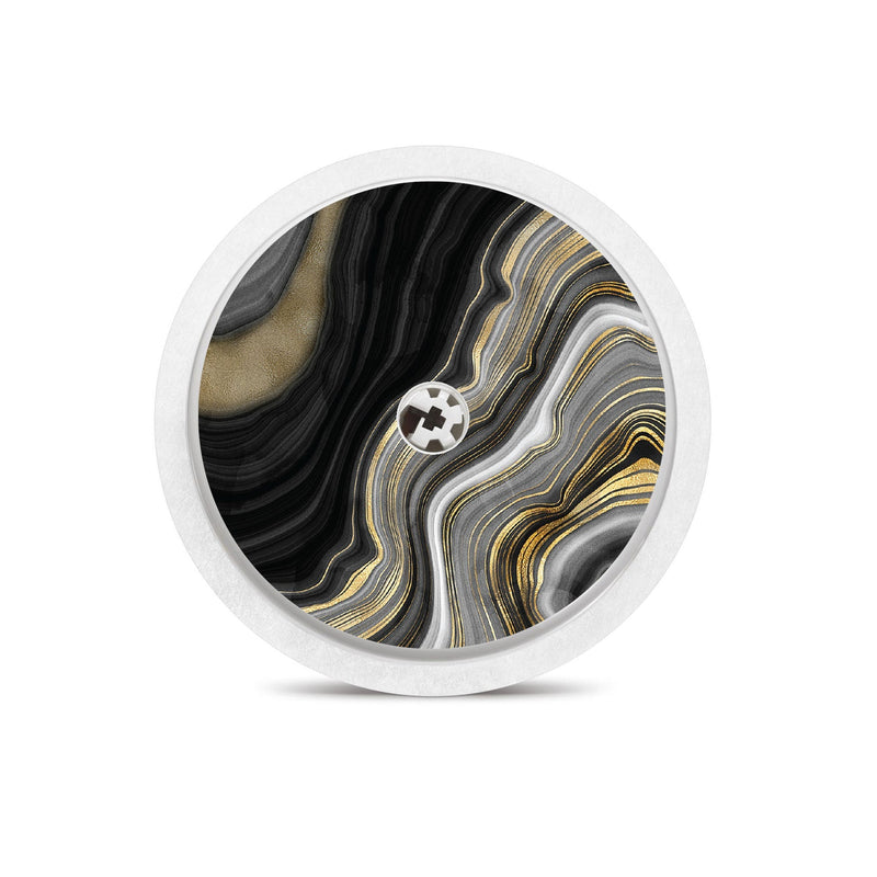 Peelz Gold Marble for Freestyle Libre 2 Peelz/Stickers