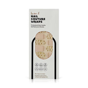 laurenbbeauty Gold Leaf & Blush Gel Nail Wrap Easy Non-Toxic No Dry Time Nail Art Kits & Accessories