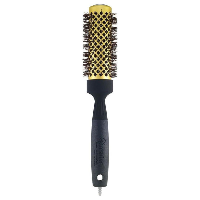 Creative Pro Hair Tools Gold Nano Wavy Ion  Ceramic Hair Brush Hair Brush