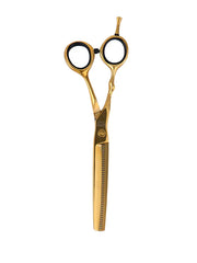 Vip Barber Supply Percu Fantastica Line Professional Thinning Shears 6.5'' Assorted Colors Thinning Shear White Smoke Gold