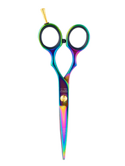 Vip Barber Supply Percu Golden Line Shears Cutting Shear White Smoke Iridescent / 5.5",Iridescent / 6",Iridescent / 6.5",Iridescent / 7"