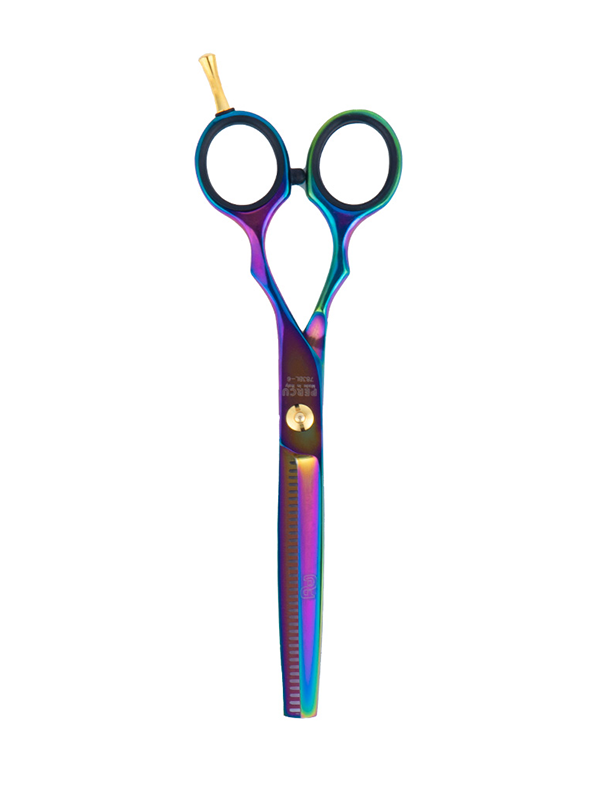 Vip Barber Supply Percu Golden Line Shears Cutting Shear White Smoke Black / 5.5",Black / 6",Black / 6.5",Black / 7",Iridescent / 5.5",Iridescent / 6",Iridescent / 6.5",Iridescent / 7"