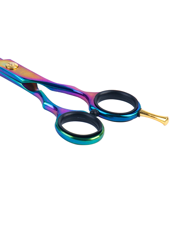 Vip Barber Supply Percu Golden Line Shears Cutting Shear White Smoke Black / 5.5",Black / 6",Black / 6.5",Black / 7",Iridescent / 5.5",Iridescent / 6",Iridescent / 6.5",Iridescent / 7"