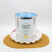 Fragrant Jewels Golden Hour - Candle and Bath Bomb Set Bundle (Candle & Bath Bomb)