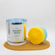 Fragrant Jewels Golden Hour - Candle and Bath Bomb Set Bundle (Candle & Bath Bomb)