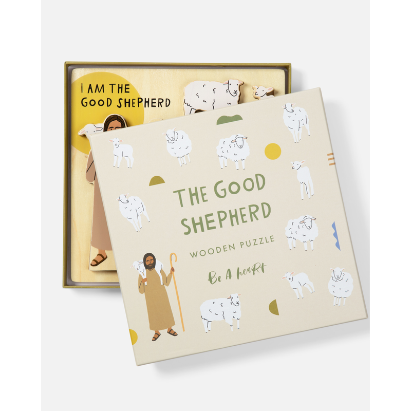 Be A Heart Good Shepherd Wooden Puzzle puzzle
