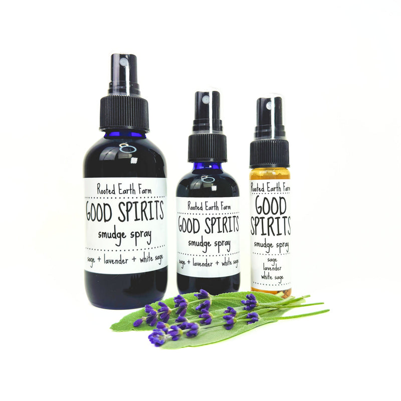 Rooted Earth Farm + Apothecary Good Spirits Smudge Spray Smudge Sprays