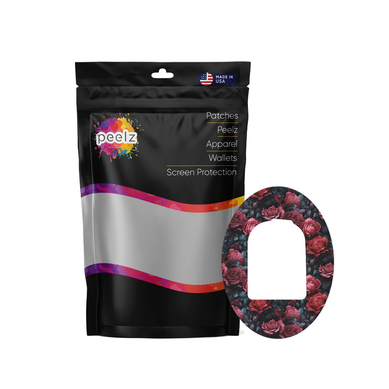 Peelz Gothic Roses Pod Patch Tape - Pump Peelz Patch Medical Tape