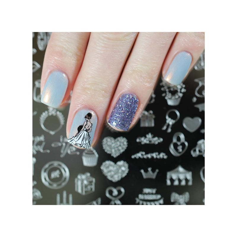 UberChic Beauty Elements of Love Stamping Plate