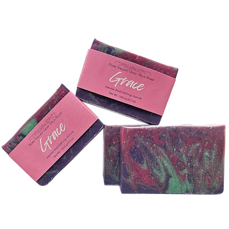 Fern Valley Soap Natural Goat Milk Soap | Grace - Amazing Fresh Floral Scent Goat Milk Soap