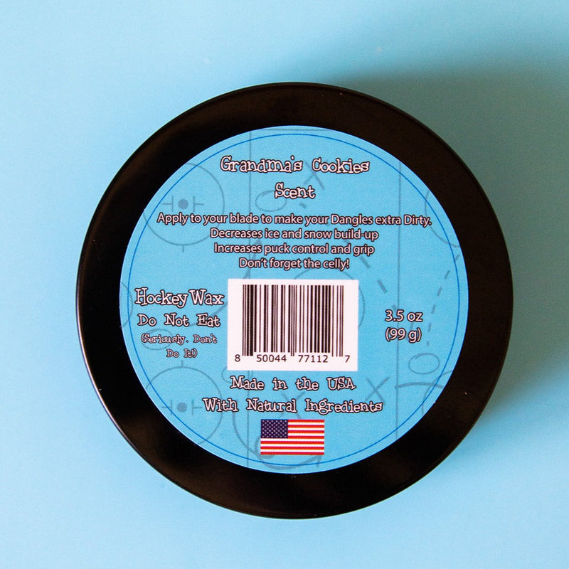 Dirty Dangles Hockey Grandma's Cookies Hockey Stick Wax Hockey Stick Wax Black
