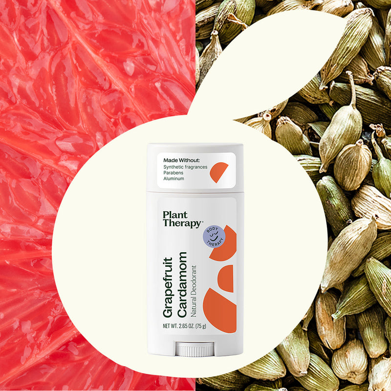 Plant Therapy Grapefruit Cardamom Natural Deodorant Body Care