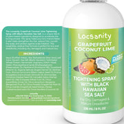 Locsanity Grapefruit Coconut Lime Moisturizing and Tightening Spray Mist w/ Black Hawaiian Sea Salt Locking & Tightening & Moisturizing