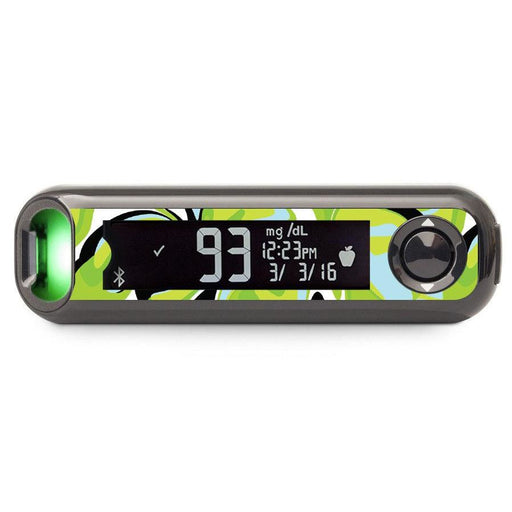 Peelz Green Flow Bayer Contour© Next One Glucometer Peelz/Stickers
