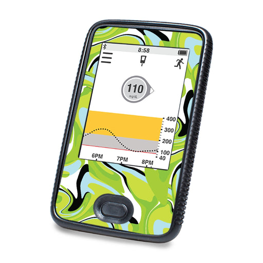 Peelz Green Flow DEXCOM G6 Touchscreen Receiver Peelz/Stickers