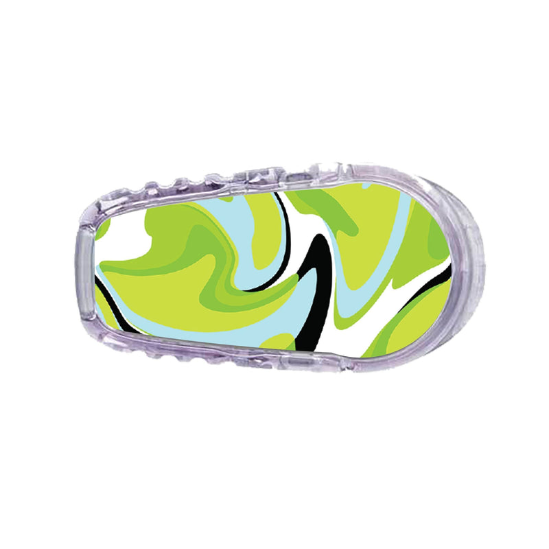 Peelz Green Flow Dexcom G6 Transmitter Sticker Peelz/Stickers