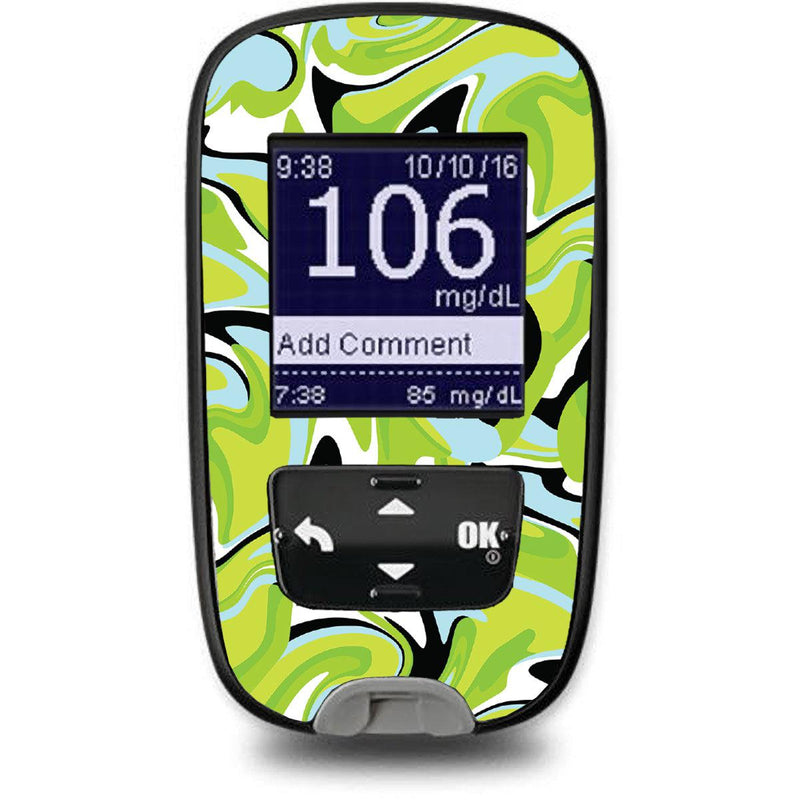 Peelz Green Flow Sticker for the Accu-Chek Guide Glucometer Peelz/Stickers