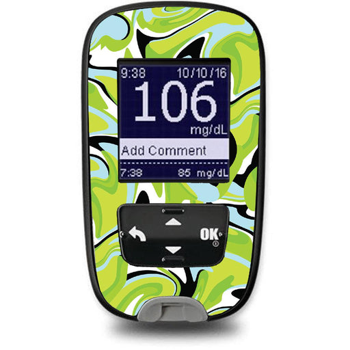 Peelz Green Flow Sticker for the Accu-Chek Guide Glucometer Peelz/Stickers