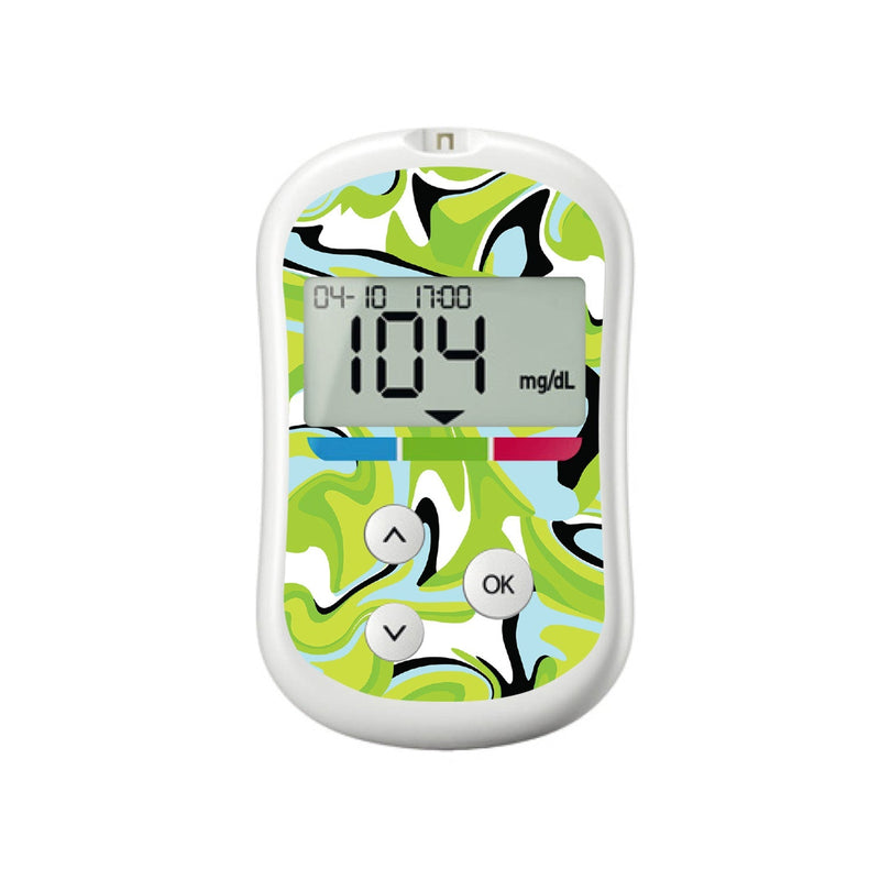 Peelz Green Flow for OneTouch Verio Flex Glucometer Peelz/Stickers