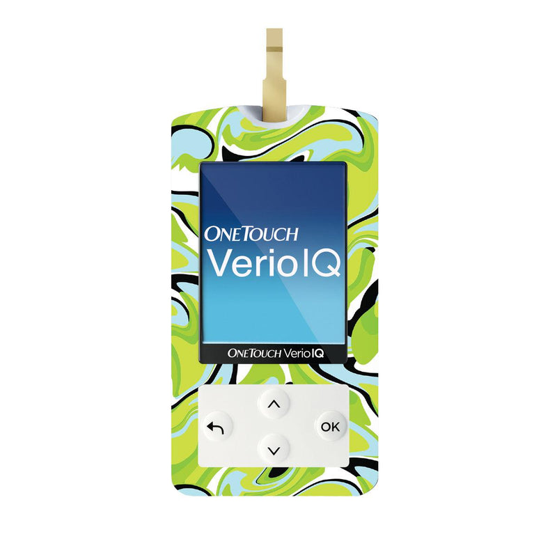 Peelz Green Flow for OneTouch Verio IQ Glucometer Peelz/Stickers