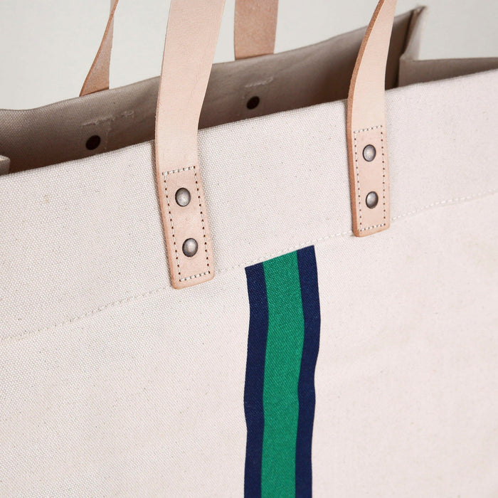 Striped Box Tote Bag by ShoreBags