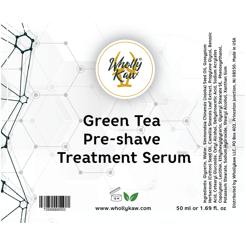 WhollyKaw Green Tea Pre-Shave Treatment Serum