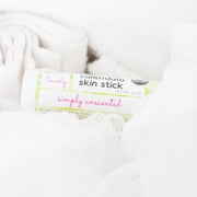 Green + Lovely Simply Unscented Calendula Skin Stick - Organic Lotion Stick - Travel Size