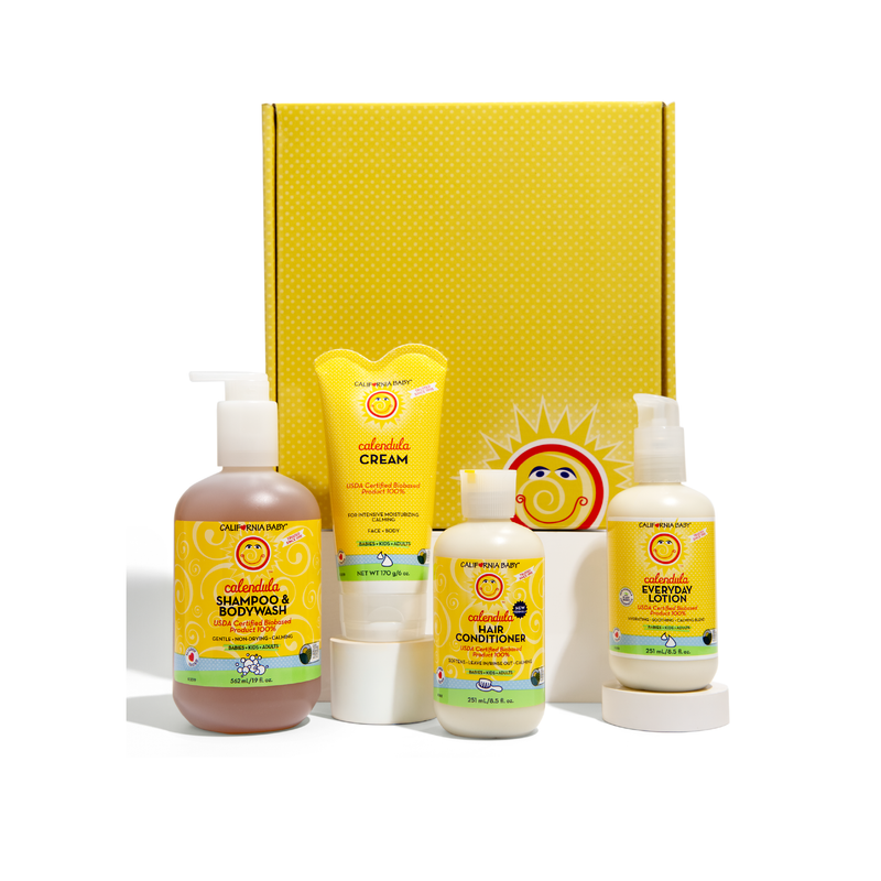 California Baby Best of Calendula™ Gift Set for Adults + Kids Gifts & Totes